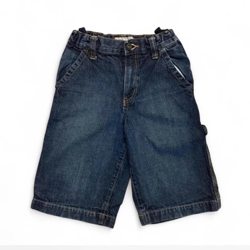 Old Navy Boys Carpenter Denim Shorts Jorts Size 10